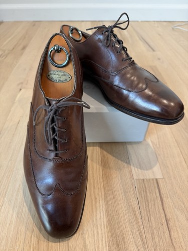 Edward Green Beaulieu Oxfords 9.5 10 E 606 last in Dark Brown