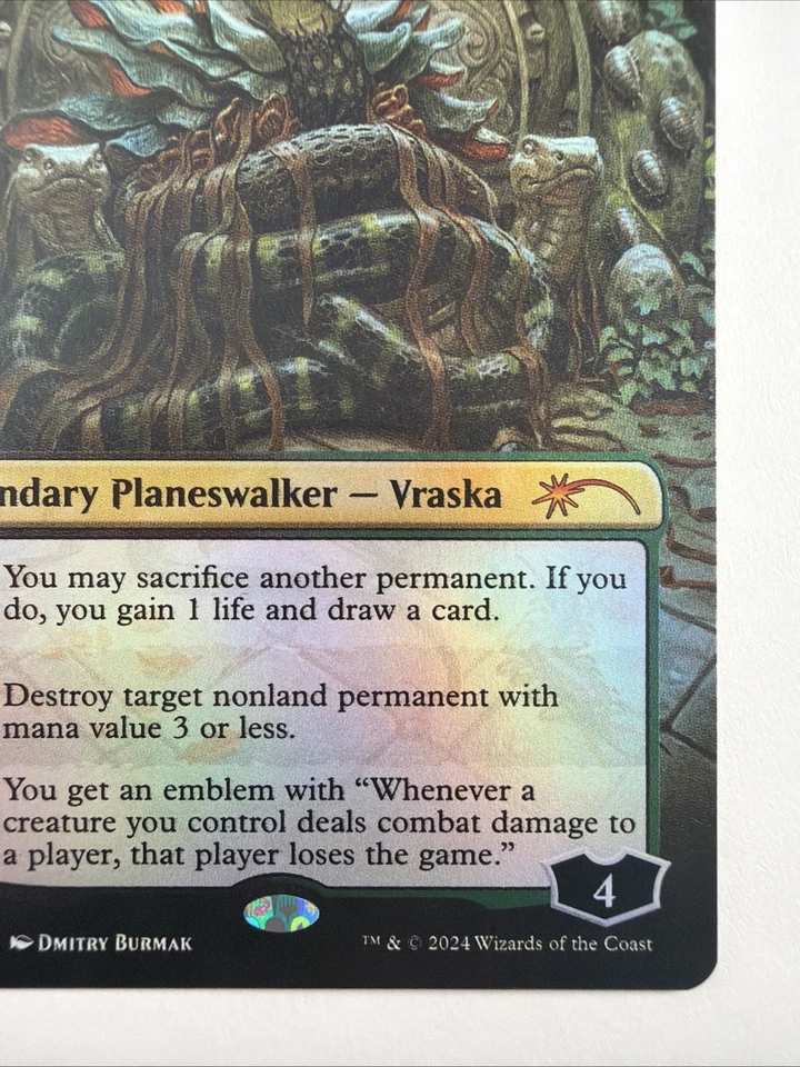 Vraska, Golgari Queen (1702) (Rainbow Foil) Secret Lair Drop Foil - Image 4 of 4