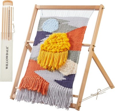 Durable Beech Wood Weaving Loom with Stand - The Ideal Arts & Crafts Gift
