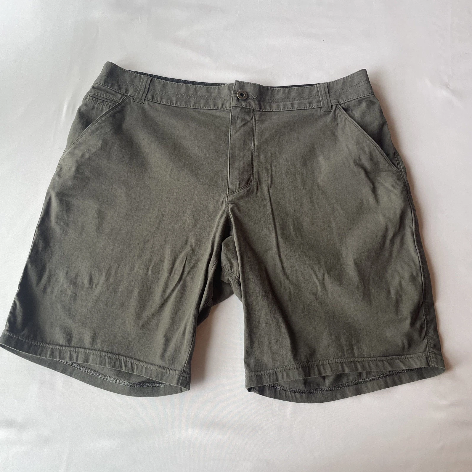 Kuhl Resistor Lite Chino Shorts Mens 36 Charcoal Hiking Trail Outdoor Stretch
