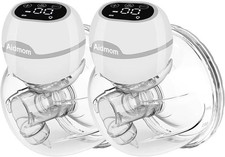 Aidmom Breast Pump Hands Free,Double Wearable Pumps for Breastfeeding with 3...