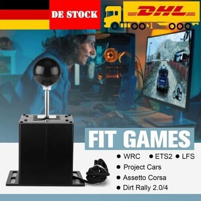 PC RC Games USB H Gear Shifter Sim for Logitech G29 G27 G25 G920 T300RS/GT DE