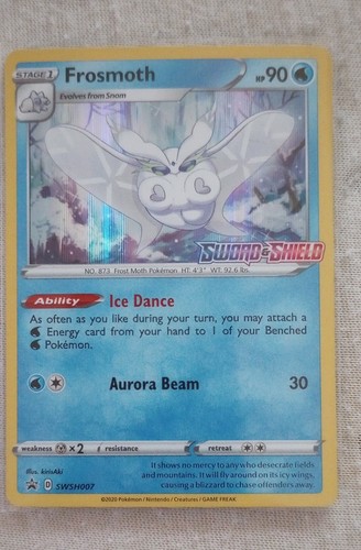 Frosmoth - (Prerelease) SWSH007 SWSH: Sword & Shield Promo Cards Holo