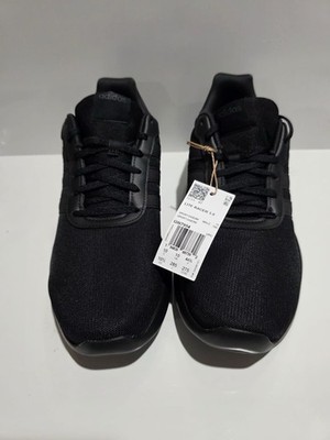 Adidas Lite Racer 3.0 Men's Athletic Sneakers New Size9.5 Black/Smoke  Grey