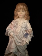 Royal Worcester Limited Edition NSPCC 'Lullaby' China Figure By Sheila Mitchell 