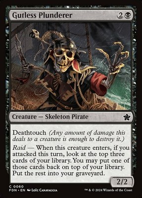 Gutless Plunderer~0060~NM~(FDN) - Foundations~MTG