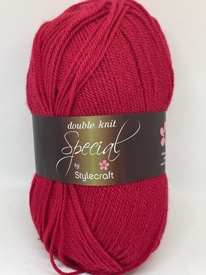 Lot 6 Skeins Color # 1246 Stylecraft Special DK Yarn ~100g Ea. Preowned READ