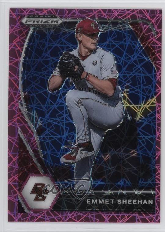 2021 Panini Prizm Draft Picks Pink Velocity Prizm Emmet Sheehan #PDP192 0t2