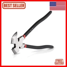 Professional Grade 10-Inch Fencing Pliers - Ideal for Carpenters and Craftsmen