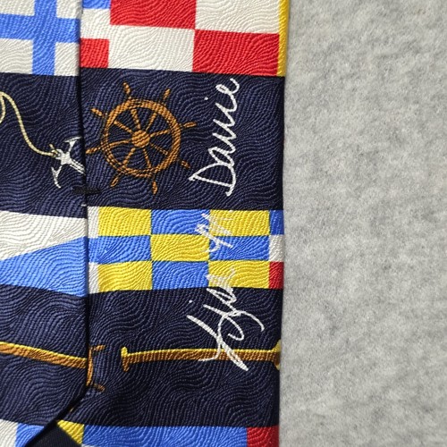 Ralph Marlin RM STYLE Neck Tie Nautical Nylon Vintage 1996 - Picture 3 of 7