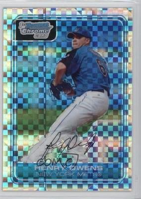 2006 Bowman Chrome Prospects X-Fractor 33/250 Henry Owens #BC92 Rookie RC n8a