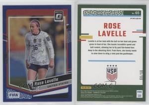 2023-24 Panini Donruss FIFA Optic Blue Prizm /99 Rose Lavelle #65