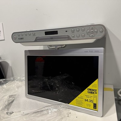 Coby KTFDVD1560 15.6'' Under Cabinet LCD TV DVD Player Open Box Complete