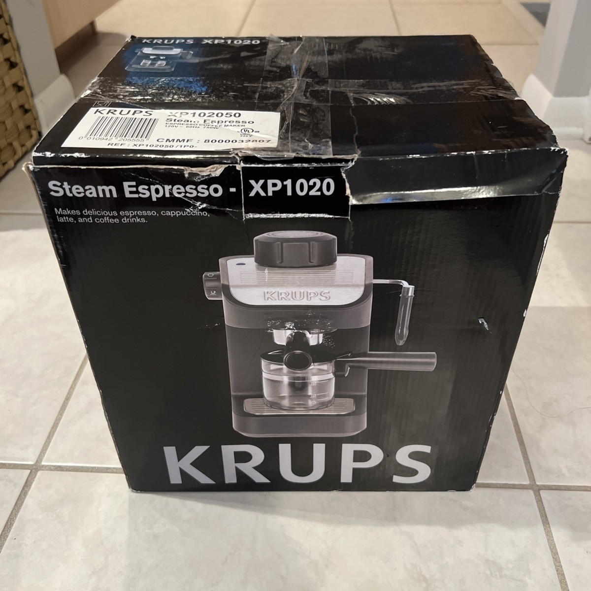 KRUPS XP1020 Steam Espresso Machine – Cup Coffee Maker – New in Box