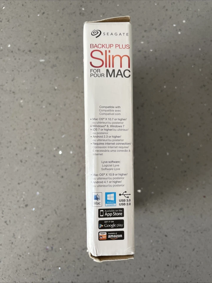 Seagate Backup Plus Slim 1TB HDD External Hard Disc Drive Portable Storage - Image 4 of 4