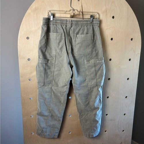 Anthropologie Women’s Angela Cropped Cargo Pull On Pant Size 29 Greenish Gray - Afbeelding 5 van 8