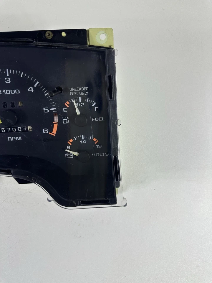 Cuadro de instrumentos velocímetro Chevy S10 Blazer Jimmy 1995-1997 157.007 millas Foto 4 de 4