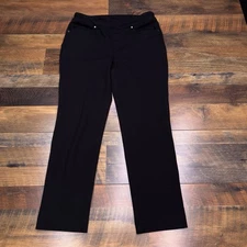 Chicos Ankle Jegging Womens 0.5 Black Mid Rise Stretch
