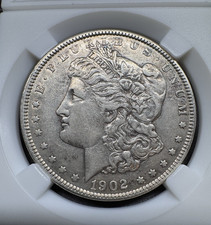 1902‑P Morgan Dollar • AU Details • Light Wear & Strong Luster