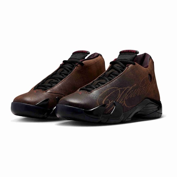 Mowalola x Air Jordan 14 Retro Burnt Red IQ5708-001 Men Size