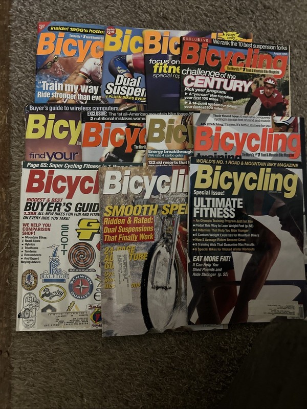 Bicycling Magazine Complete Year 1995