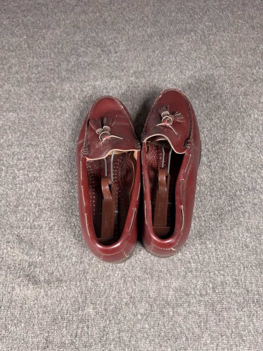G.H. Bass Weejuns Shoes Mens Size 11.5 Burgundy Tassel  display picture 1