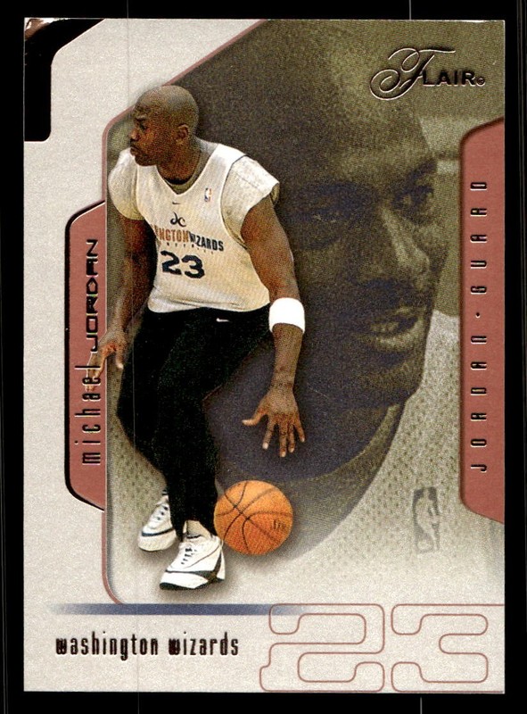 2001-02 Flair #121 Michael Jordan Washington Wizards MINT NO RESERVE!