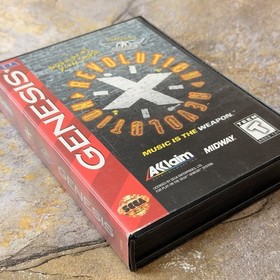 Revolution X: Music is the Weapon Case & Cartridge - Sega Genesis