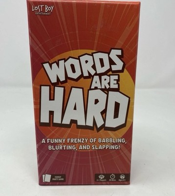 Lost Boy Entertainment Words Are Hard Family Party Card Game - Brand New In Box