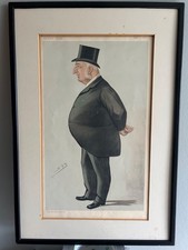 VANITY FAIR CARTOON "The City" Sept 1885