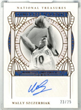 2020-21 Panini National Treasures Wally Szczerbiak Timeless Talents Auto /25