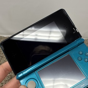 Nintendo 3DS Handheld System Aqua Blue With Charger Tested Working