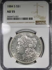 1884-S Morgan Dollar NGC AU55 Circulated KEY DATE $1
