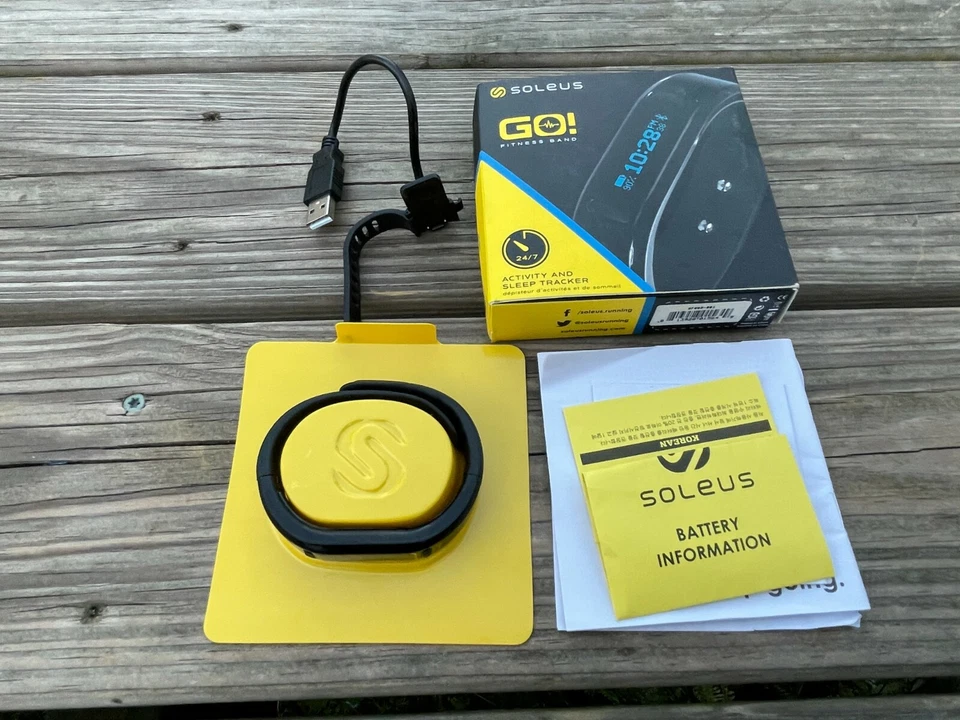 Трекер активности Soleus Go черный браслет монитор скорости фитнеса и сна новый - Изображение 4 из 4