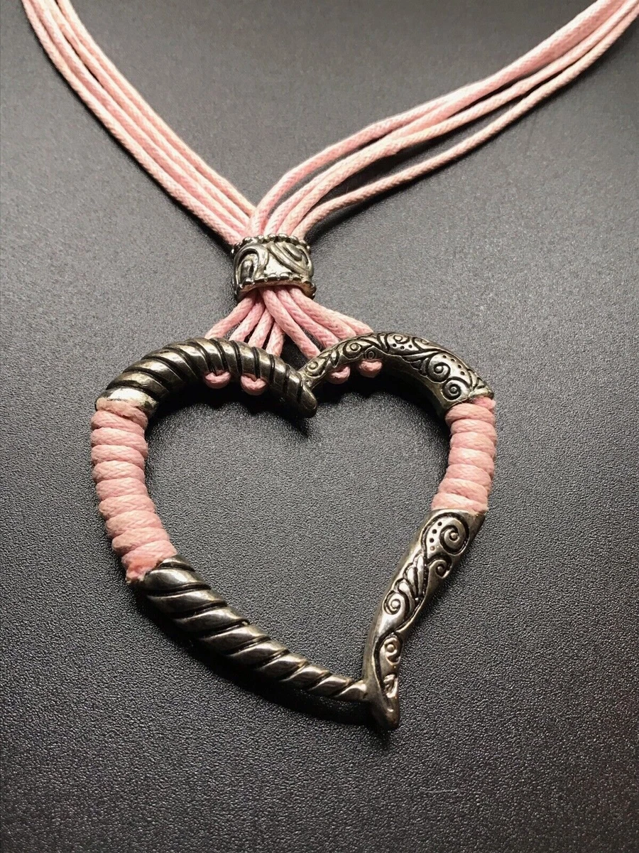 Brighton pink heart clearance necklace