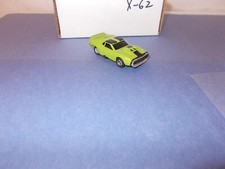 AURORA AFX SLOT CAR GREEN AMC JAVELIN NICE CAR RUNS LOT X-62
