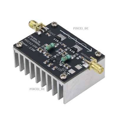 1-1000MHz 2.5W RF Power Amplifier HF FM Frequency Modulation Power