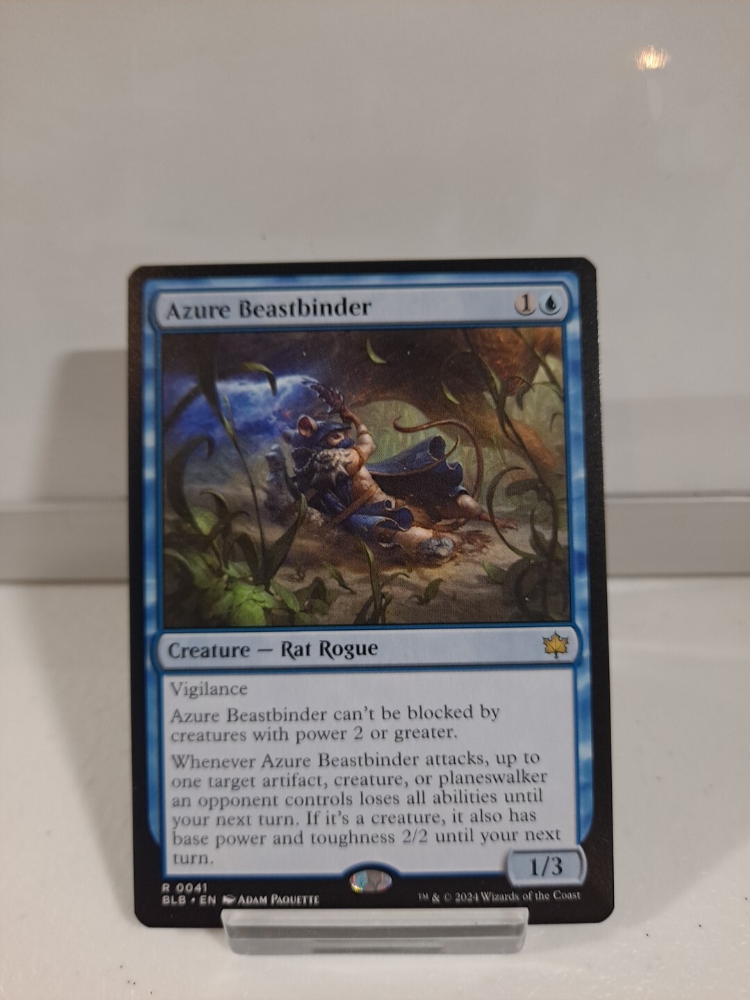Magic The Gathering Azure Beastbinder Bloomburrow Rare