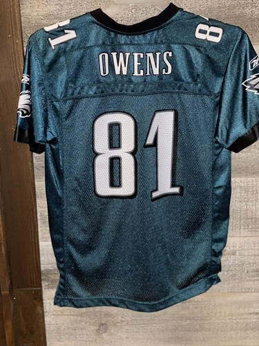 Terrell Owens 81 Philadelphia Eagles Reebok NFL Football Jersey Large 14/16 - Picture 3 of 7