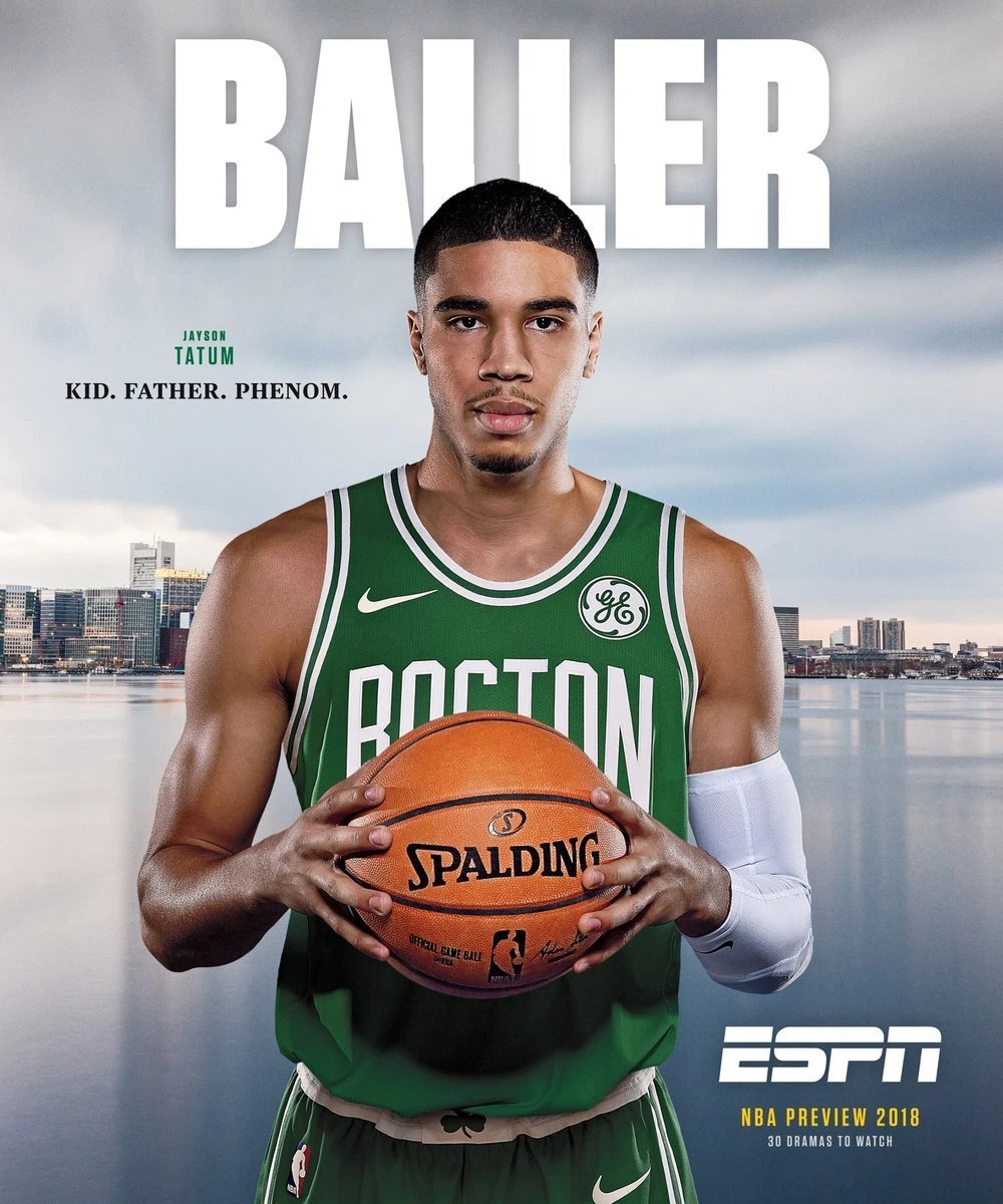 Jayson Tatum Boston Celtics ESPN Cover Photo select size eBay