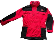 VTG 90s The North Face Mountain Lite 2 Parka Jacket Gortex Mens Medium Red Black