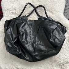 Vintage Black Satin Evening Bag Purse Clutch Small Handbag Bijoux Terner