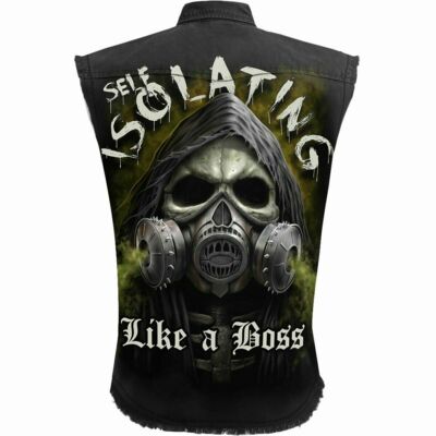 Spiral Direct SELF ISOLATION Work Shirt,Biker/Band/Skull/Rock/Metal/2020