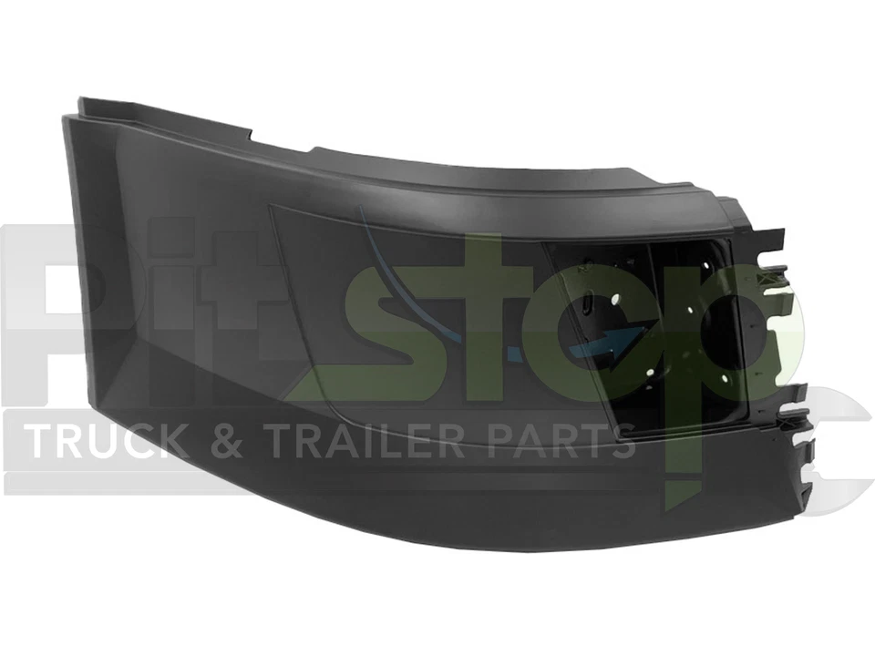 Volvo VNL 04-15 Corner Bumper Passenger Right Side WITH Fog Light Cut-out  - Image 2 of 4