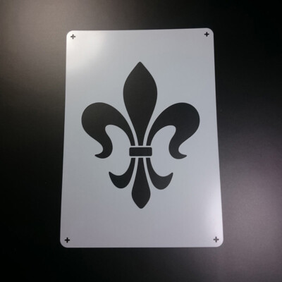 A3 Schablone Fleur de Lys Schwertlilie - BD367