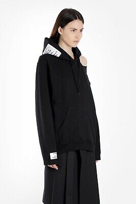 Vetements omen's long sleeve black hoodie with cut out Vetements omen's long sleeve black hoodie with cut out