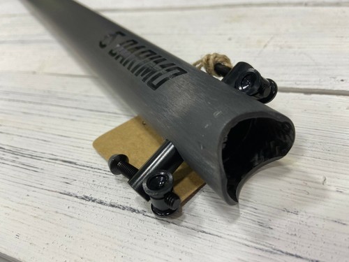 Darimo T1 Straight 31.8x620mm Carbon Fiber Seatpost For Brompton (UD Matt-Blk) - Picture 3 of 5