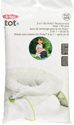 X2 30 Count OXO Tot  2-in-1 Go Potty  Replacement Bags, NEW Sealed Pack 60 total