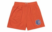 Eric Emanuel EE Basic Short Orange / Navy Blue SS21 Large New