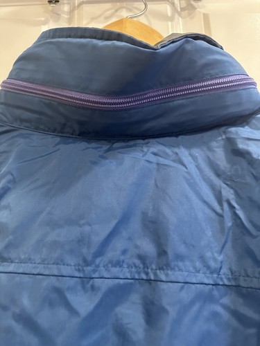 VTG 80S/90S Blue Purple Nylon EMS Eastern Mountain Sport Windbreaker Jacket L - Picture 14 of 14